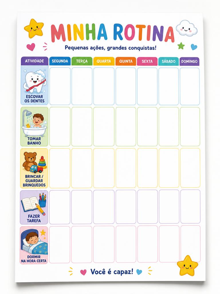 Material da Rotina Mágica Kids 1