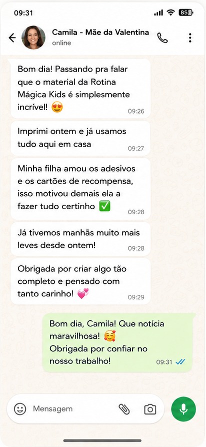Depoimento de mãe no WhatsApp 2